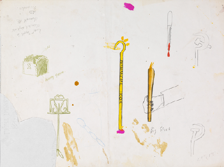 Props designed by Hockney
